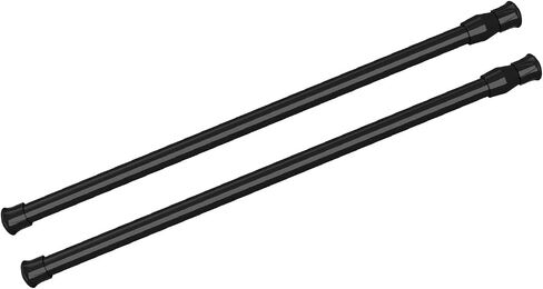 6 Pack Spring Tension Curtain Rod Adjustable Length for Kitchen, Bathroom, Cupboard, Wardrobe, Window, Bookshelf DIY Projects in Kuwait