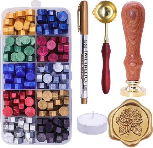 SWANGSA Sun and Moon Wax Seal Stamp Kit with Sealing Wax Beads in Saudi Arabia