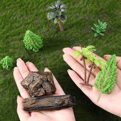 MUQGY 46Pcs Rainforest Diorama Kit Diorama Supplies Habitat Project Box in Kuwait