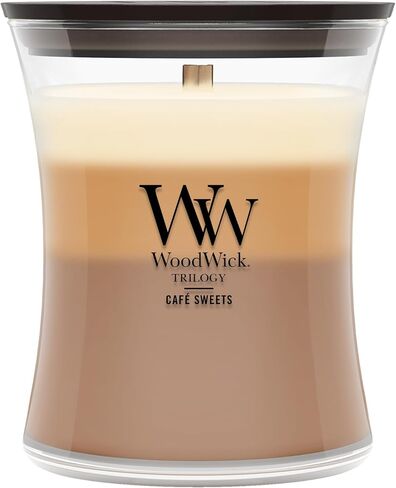 Woodwick Ellipse Scented Candle, Amethyst Sky Trilogy, 16oz | Up to 50 Hours Burn Time in Saudi Arabia