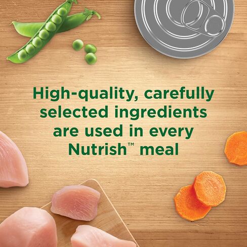 Nutrish Chicken Wet Dog Food Chunks in Gravy, 13 oz. Pack 12 (Rachael Ray) in Kuwait