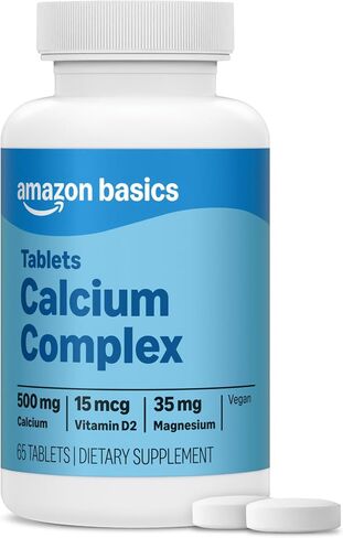 Amazon Elements Calcium plus Vitamin D2, 65 Tablets (2 month supply) (Packaging may vary) in Saudi Arabia