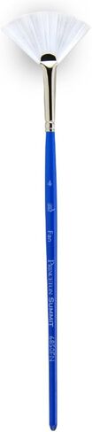 Princeton Artist Brush Summit, Brushes for Watercolor and Acrylic Series 6850, Fan White Synthetic Hair, Size 4 in Saudi Arabia