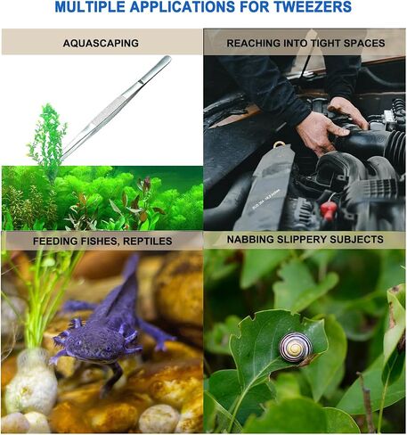 Axolotl Tank Accessories, Long Pipette Coral Food Feeder, Aquarium Tweezers in Kuwait
