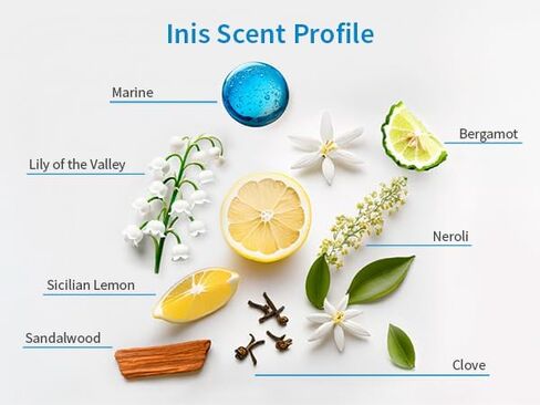 Inis The Energy of The Sea Fragrance Diffuser Set 3.3 Fluid Ounce in Kuwait