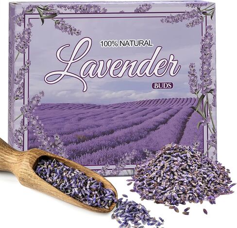 Dried Lavender Flowers for Home Fragrance Sachets Grade Dried Lavender Flowers for Tea, Baking, Lemonade, Baths, Wedding Decoration, Fresh Fragrance in Kuwait