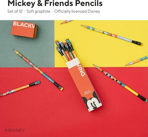 Blackwing Disney Mickey Mouse and Friends Pencils, Set of 12 in Kuwait