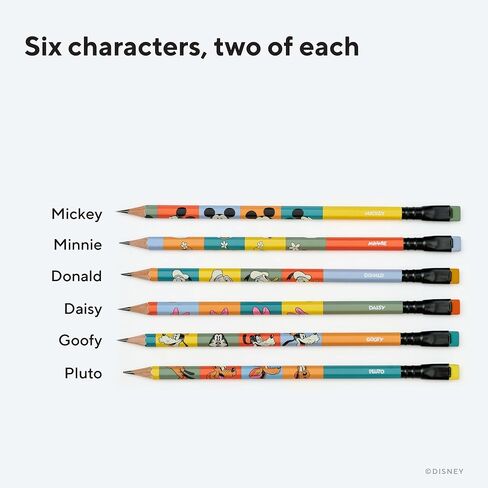 Blackwing Disney Mickey Mouse and Friends Pencils, Set of 12 in Kuwait