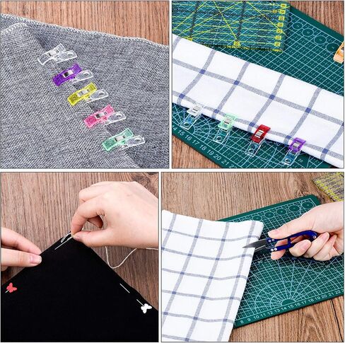 104Pcs Rotary Cutters, Rotary Cutter Set with Cutting Mat, Patchwork Ruler, Carving Knife, Rotary Cutter Kit for Sewing and Quilting in Kuwait