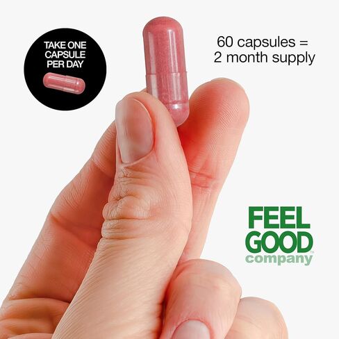 FeelGood Superfoods Vita Fruits and Veggies Dietary Supplement Capsules Made from 25 Superfood Ingredients, Fruit and Vegetable Multivitamin, 60 Count in Kuwait