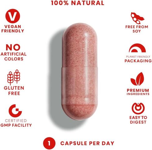 FeelGood Superfoods Vita Fruits and Veggies Dietary Supplement Capsules Made from 25 Superfood Ingredients, Fruit and Vegetable Multivitamin, 60 Count in Kuwait