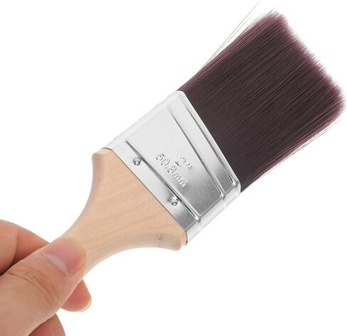 3pcs Angled Wood Handle Paint Brush with Soft Bristles in Kuwait