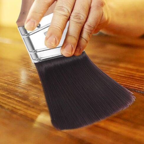 3pcs Angled Wood Handle Paint Brush with Soft Bristles in Kuwait