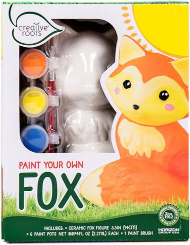 Creative Roots Paint Your Own Turtle - DIY Ceramic Painting Kit for Kids Ages 5+, Creativity Set in Kuwait