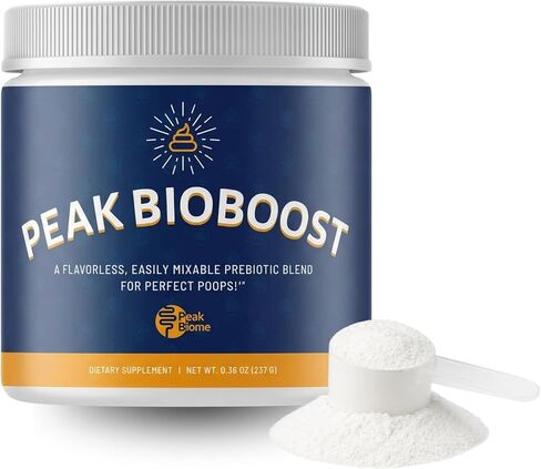 Peak Biome Peak BioBoost - مكمل ألياف البريبايوتك - مكملات غذائية هضمية عديمة النكهة - مسحوق بريبايوتك سهل الذوبان - بدون غلوتين أو صويا أو منتجات ألبان - كمية تكفي لمدة شهر - 30 حصة in Kuwait