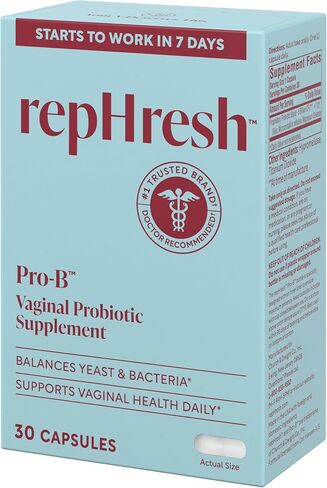 مكمل بروبيوتيك RepHresh Pro-B للنساء، 30 كبسولة عن طريق الفم in Kuwait