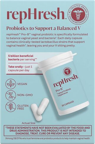 مكمل بروبيوتيك RepHresh Pro-B للنساء، 30 كبسولة عن طريق الفم in Kuwait