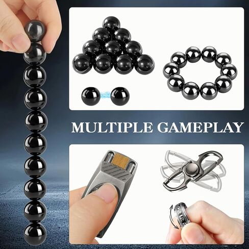 10PCS Premium Metal EDC Fidget Toys Set, Quiet Desk Fidgets for Adults, Stress Relief Sensory Toys for ADHD OCD, Heavy Duty Metal Sliders, Spinners & Chain Toys for Office, Travel & Focus in Kuwait