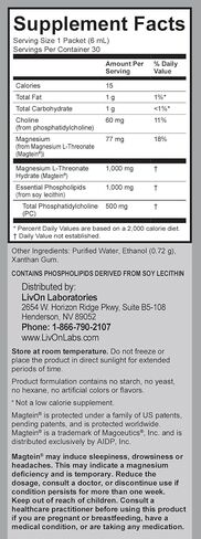 Lipo-Spheric Lypo Spheric Lreonate L Threonate 30 حزمة 1000 Mg مغنيسيوم لكل حزمة مغلفة لتحسين الامتصاص مهنيا و 100% غير Gmo 30 ca in Kuwait