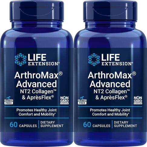 Life Extension ArthroMax Advanced with NT2 Collagen and ApresFlex, 60 Capsules (Pack of 2) in Kuwait