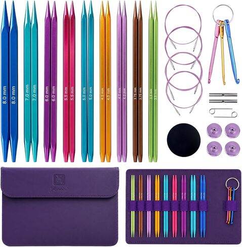 Yarniss Bamboo Circular Knitting Needle with Flexible Cable 3.0mm~10.0mm in Saudi Arabia