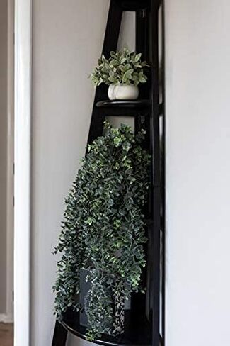 Artificial Hanging Plants – 30" Long Eucalyptus Greenery Bush, Fake Plant for Office Home Décor Indoor Outdoor, Wall Accent - Set of 2 (Frosted Green) in Kuwait