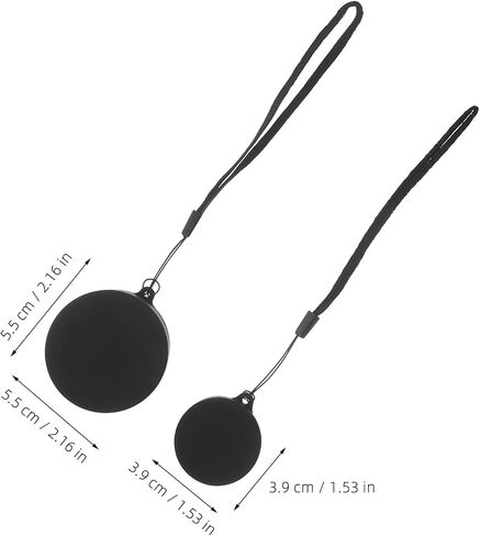 2pcs Telescope Rubber Lens Cap Hanging Hole, Dust Cover in Kuwait