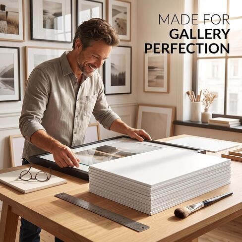 Backing Board 24x36x0.1’’ Thickness, Uncut Large Mat Board, White 4-Pack in Saudi Arabia