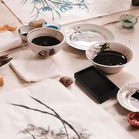 Stone Calligraphy Ink Slab Chinese Inkslab for Grinding Ink and Painting in Kuwait