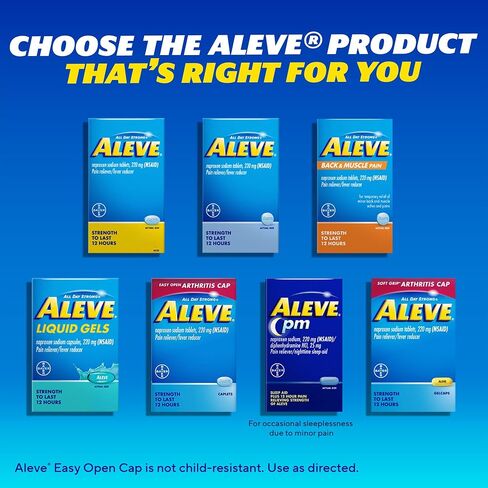 Aleve Pain Relief Naproxen Sodium Tablets, 270 Count in Saudi Arabia