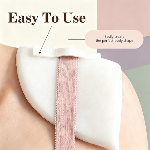 3 Pairs Shoulder Pads for Womens Clothing,Fix Sloping High-Low Shoulders in Saudi Arabia