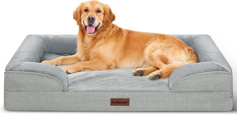 Dog Bed for Extra Large Dogs, 44-Inch Orthopedic XL Waterproof Pet Beds in Saudi Arabia