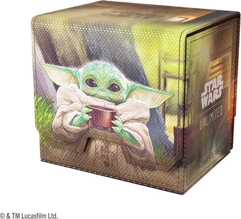 Gamegenic Star Wars Unlimited Deck Pod The Mandalorian & Grogu – Premium Deck Box with Slide Card Case, Token Drawer & Magnetic Closure for TCG Cards in Kuwait
