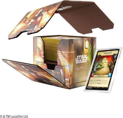 Gamegenic Star Wars Unlimited Deck Pod The Mandalorian & Grogu – Premium Deck Box with Slide Card Case, Token Drawer & Magnetic Closure for TCG Cards in Kuwait