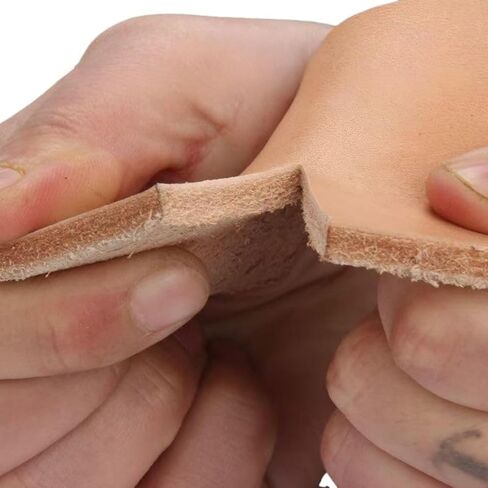 Vegetable Tanned Leather Sheet 3.6-4.0mm Thick Full Grain for DIY Craft in Saudi Arabia