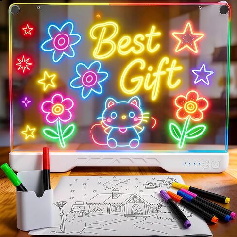 Rechargeable LED Drawing Board,10 Colors & 4 Models in Saudi Arabia