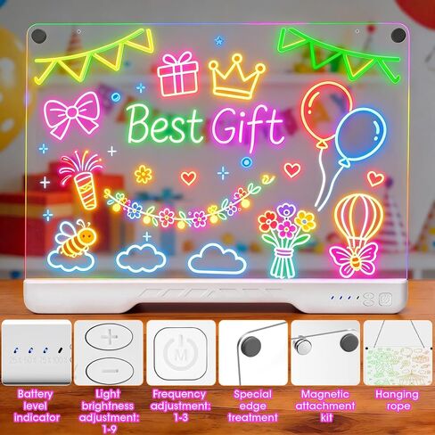 Rechargeable LED Drawing Board,10 Colors & 4 Models in Saudi Arabia