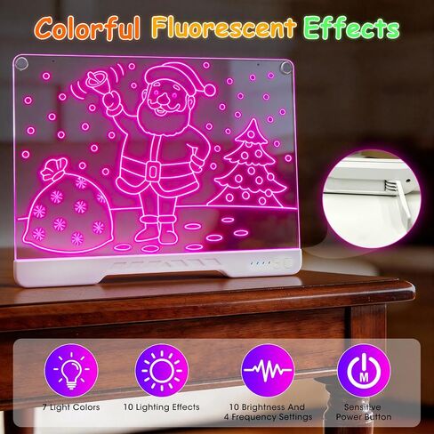 Rechargeable LED Drawing Board,10 Colors & 4 Models in Saudi Arabia