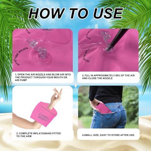 Inflatable Arm Floaties for Kids, Blow up Arm Bands, Children Swimm Rings in Saudi Arabia