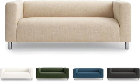 غطاء FMCTL Klippan Loveseat بديل لغطاء Klippan Loveseat من IKEA Klippan، غطاء أريكة Klippan، غطاء Klippan فقط! (التيتانيوم الرمادي) in Kuwait