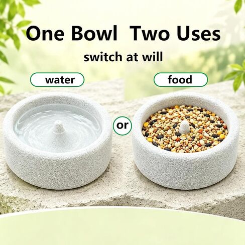 Bird Feeding Dish Small Parrot Food Bowl Birdcage Water Feeder in Kuwait