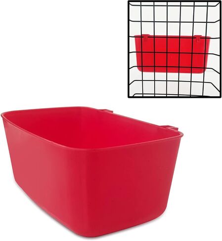 26 Pack Rabbit Feeder Waterer Chicken 21 oz Food Water Cage Cups Puppy Cat Hanging Feeding Dish Coop Bowl Watering Container Treats Drinker for Pigeon Bird Bath Basin Hamster Bed in Kuwait