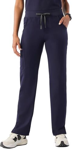 FIGS Livingston Basic Scrub Pants for Women — Yoga Waistband, 2 Pockets, Classic Straight Leg Fit Women Scrub Pants in Kuwait