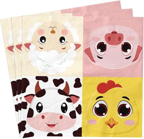 Casino Poker Print Napkins, 4 Pattern Poker Paper Napkins for Casino Theme Party Decorations Vegas Themed Party Decorations in Saudi Arabia