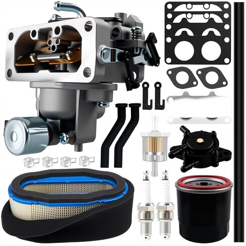 FH661V Carburetor Compatible with Kawasaki FH641V FH661V FH680V FH721V FX850V 22 HP Engine Replacement 15004-1010 15004-0763 15004-7024 with 49065-0724 Oil Filter in Saudi Arabia