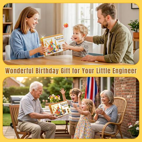 Magnetic Tiles for Kids Ages 4-8 Construction Toys with Crane Marble Run in Saudi Arabia