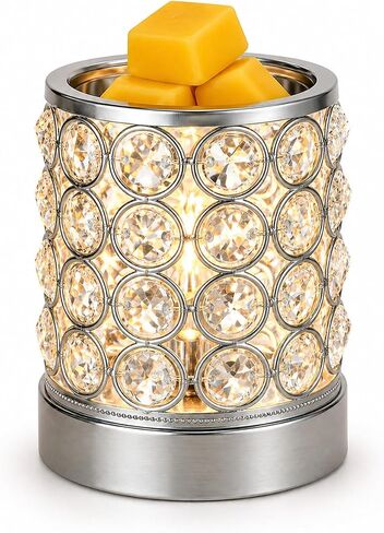 Leyoue Electric Wax Melt Warmer PTC Heating Plate with 7 Colors LED Changing Light Wax Warmer Fragrance Warmer for Home Office Gifts & Decor(Black Forest) in Saudi Arabia