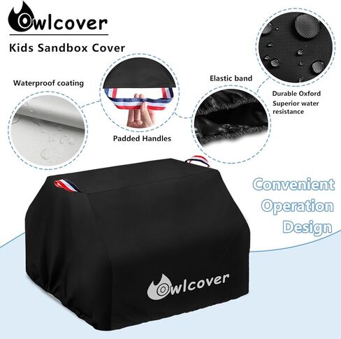 Kids Sandbox Cover for Little Tikes Dirt Diggers Excavator Sandbox Cover,Waterproof, Anti-UV Outdoor Toys Sandbox Covers in Kuwait