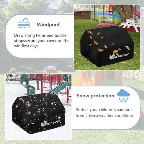 Kids Sandbox Cover for Little Tikes Dirt Diggers Excavator Sandbox Cover,Waterproof, Anti-UV Outdoor Toys Sandbox Covers in Kuwait