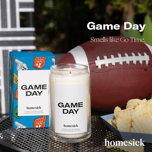 Homesick Premium Scented Candle, 19th Hole - Scents of Sand Dunes, Golden Hops, Amber, 13.75 oz, 60-80 Hour Burn, Gifts, Soy Blend Candle Home Decor, Relaxing Aromatherapy Candle in Kuwait